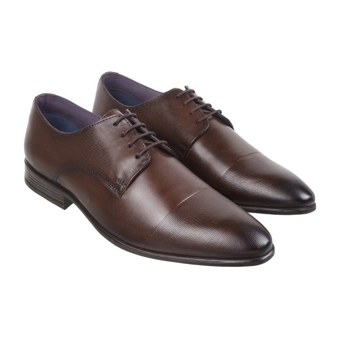 Mochi Men Brown Formal Oxford