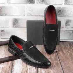 Men Black Formal Moccasin