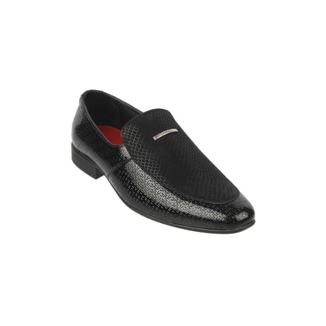 Mochi Men Black Formal Moccasin