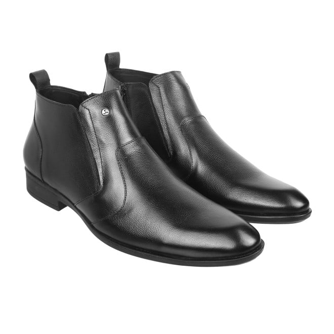 Mochi Men Black Formal Boots