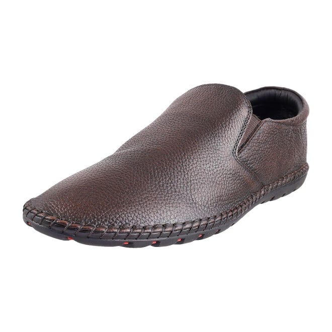 Mochi Men Brown Casual Moccasin (SKU: 19-3841L-12-46)