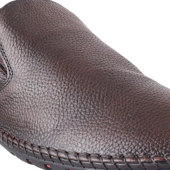 Mochi Men Brown Casual Moccasin (SKU: 19-3841L-12-46)