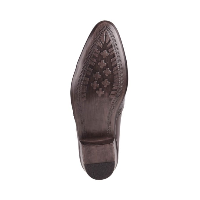 Mochi Men Brown Formal Slip-Ons (SKU: 19-4-64-42)