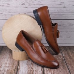 Men Tan Formal Moccasin