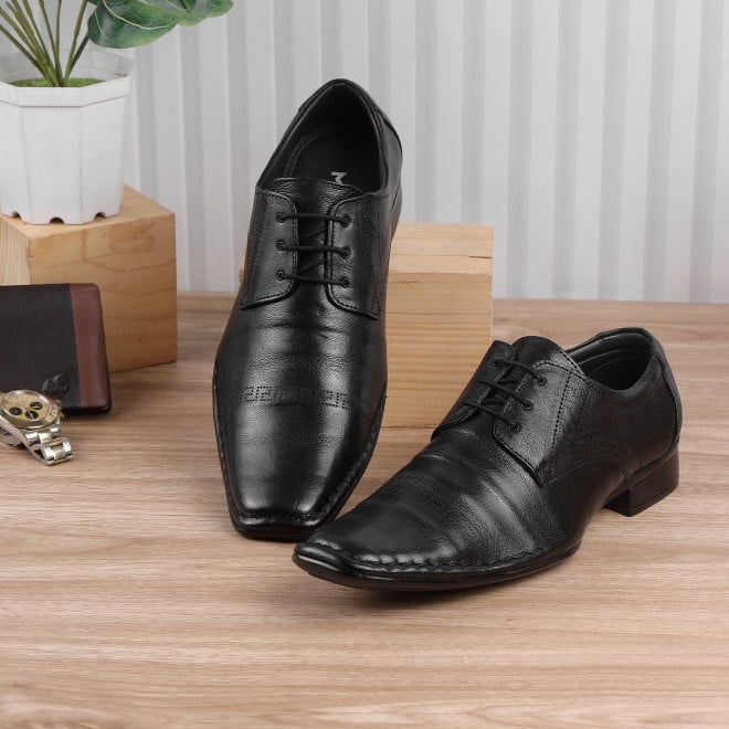 Mochi Men Black Formal Lace-Up