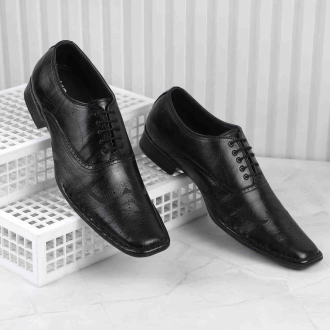 Mochi Men Black Formal Brogue (SKU: 19-425-11-40)