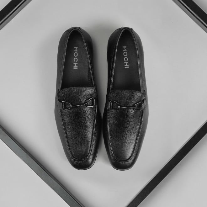 Mochi Men Black Formal Moccasin (SKU: 19-434-11-40)