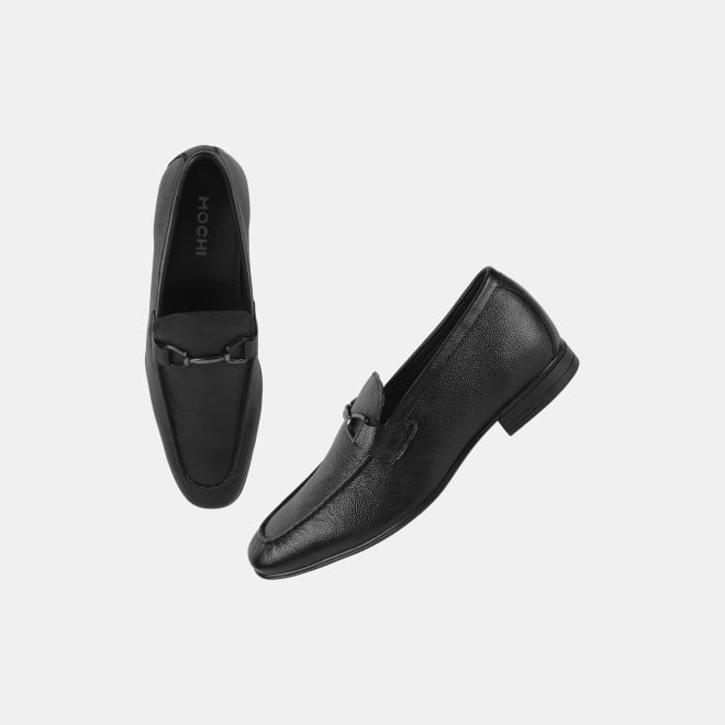 Mochi Men Black Formal Moccasin (SKU: 19-434-11-40)