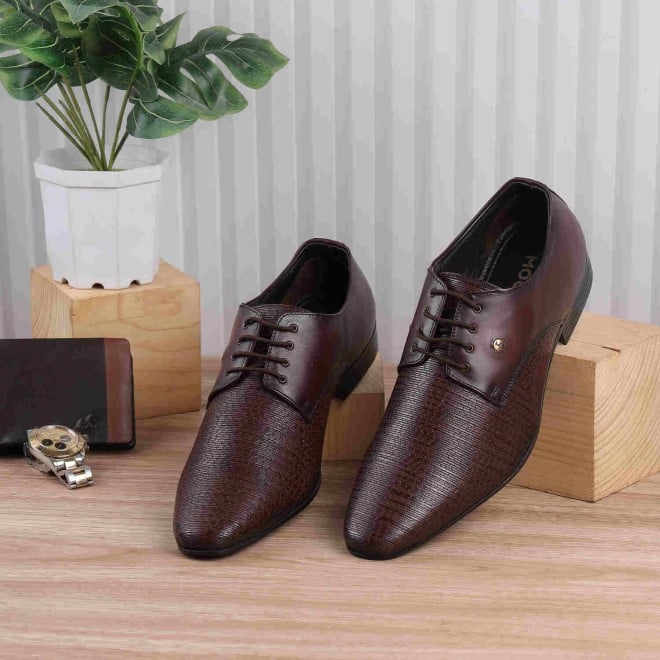 Mochi Men Maroon Formal Lace-Up (SKU: 19-435-44-40)