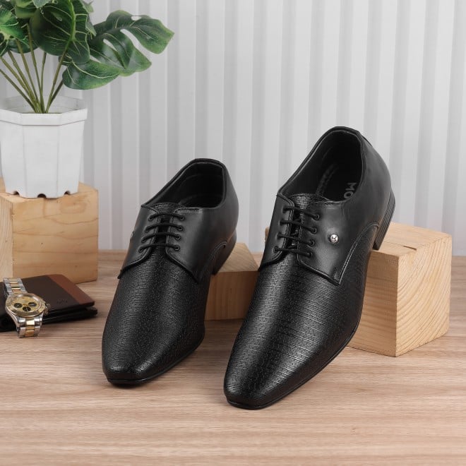 Mochi Men Black Formal Lace-Up