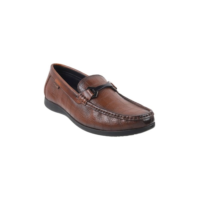 Mochi Men Tan Casual Loafers