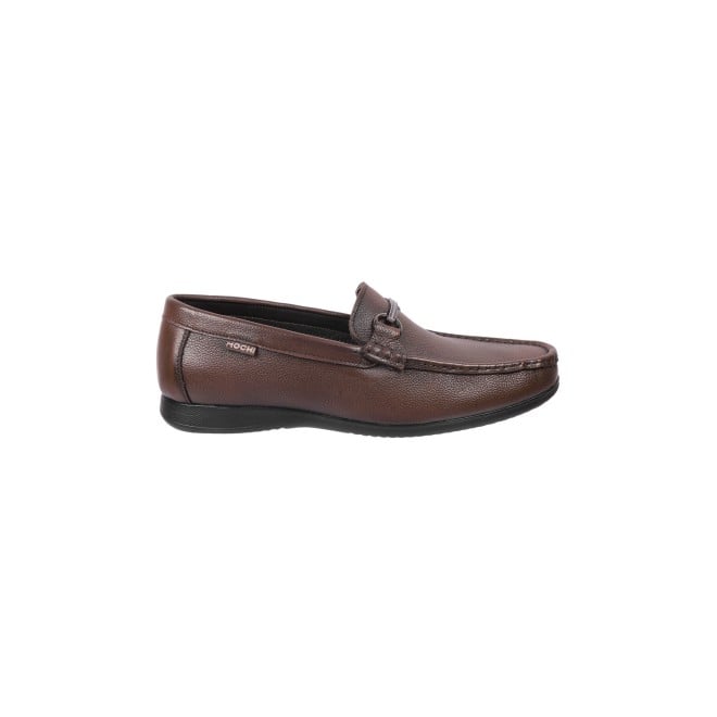 Mochi Men Brown Formal Slip-Ons (SKU: 19-437-12-40)