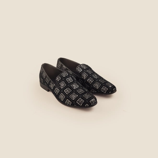 Mochi Men Black Party Moccasin (SKU: 19-439-11-40)