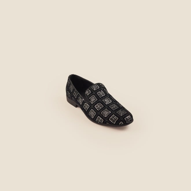 Mochi Men Black Party Moccasin (SKU: 19-439-11-40)