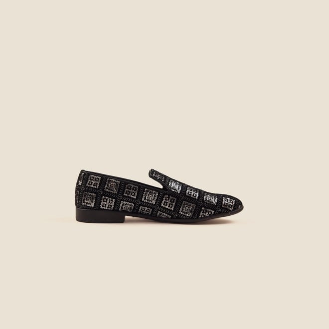 Mochi Men Black Party Moccasin (SKU: 19-439-11-40)