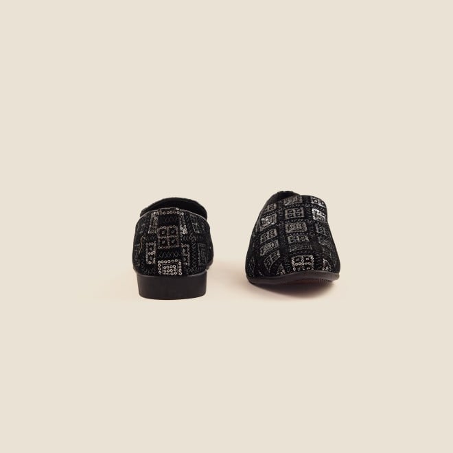 Mochi Men Black Party Moccasin (SKU: 19-439-11-40)