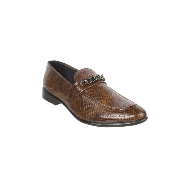 Mochi Men Tan Formal Slip Ons (SKU: 19-440-23-40)