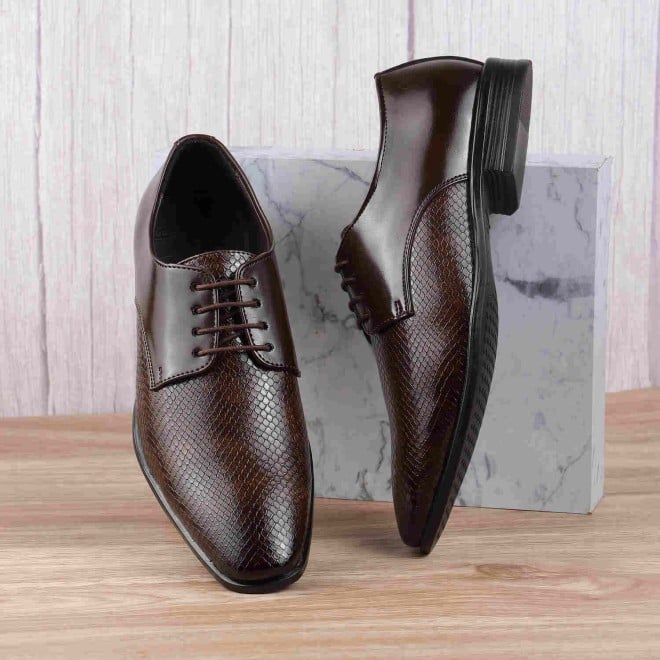 Mochi Men Brown Formal Lace-Up (SKU: 19-442-12-40)