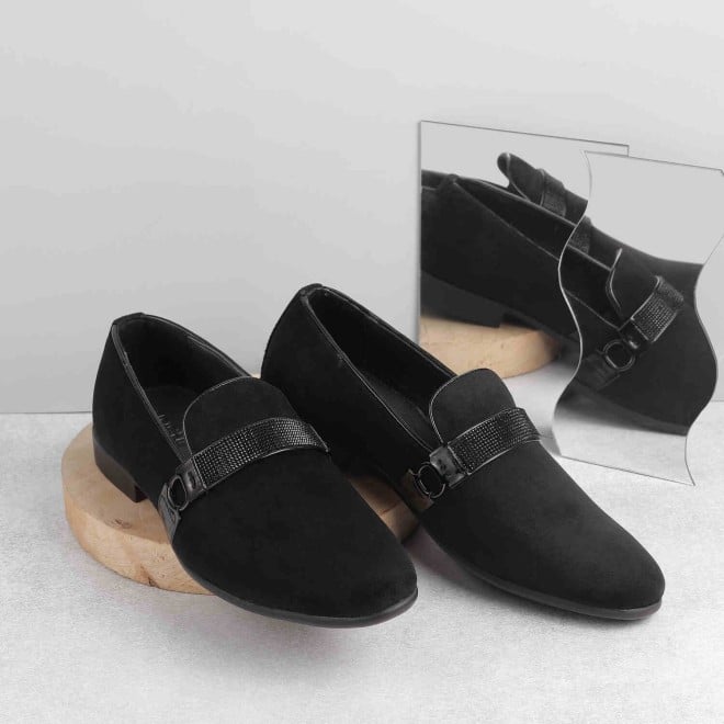 Mochi Men Black Party Slip-Ons (SKU: 19-473-11-41)