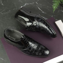 Men Black Formal Lace-Up