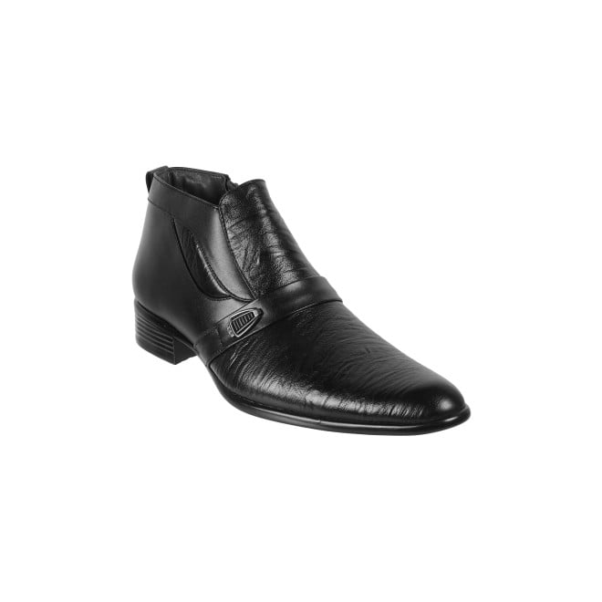 Mochi Men Black Formal Slip-Ons (SKU: 19-487-11-40)