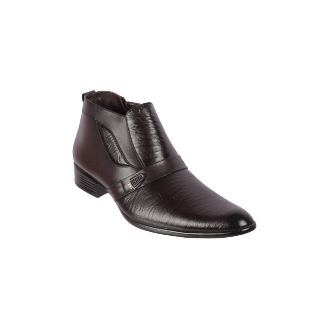 Mochi Men Brown Formal Slip-Ons (SKU: 19-487-12-43)