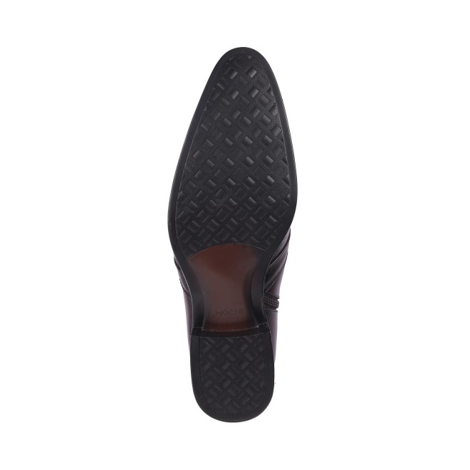 Mochi Men Brown Formal Slip-Ons (SKU: 19-487-12-43)
