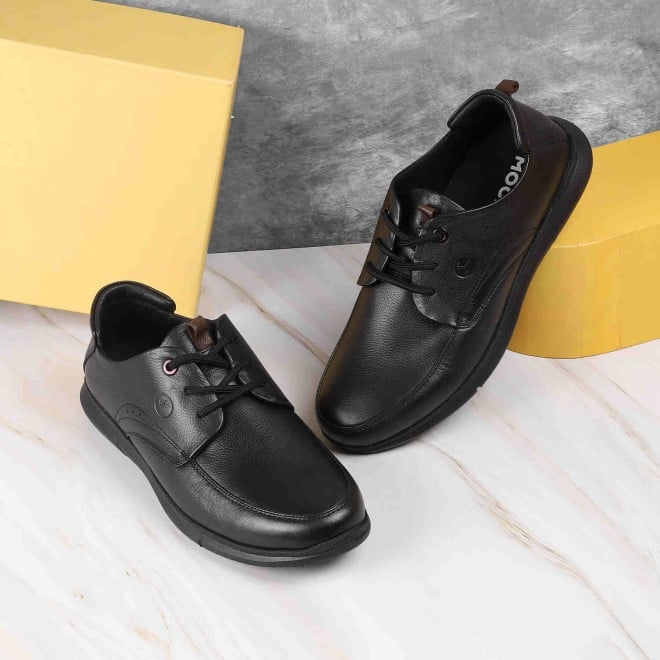 Mochi Men Black Formal Lace-Up