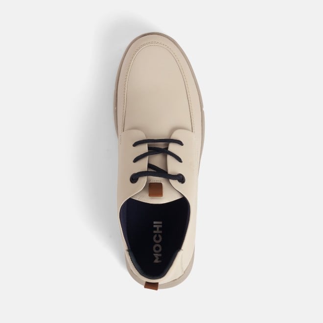 Mochi Men Beige Formal Lace Up (SKU: 19-489-20-40)