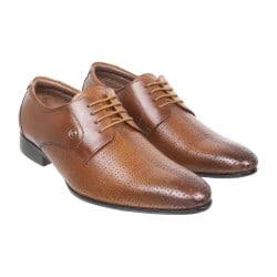 Men Tan Formal Lace Up