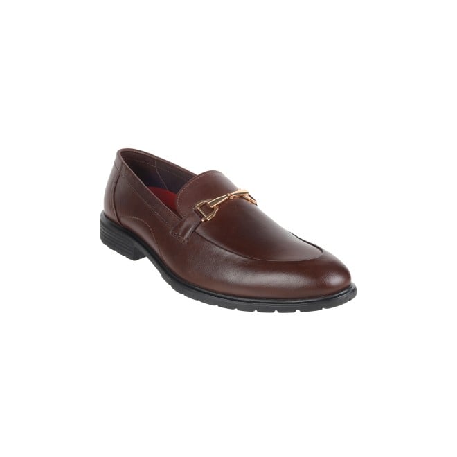 Mochi Men Brown Formal Moccasin