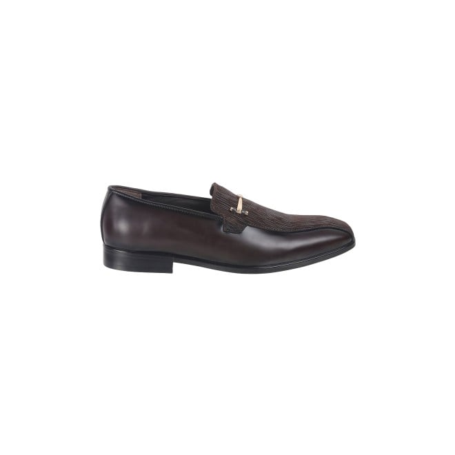 Mochi Men Brown Formal Moccasin (SKU: 19-497-12-40)