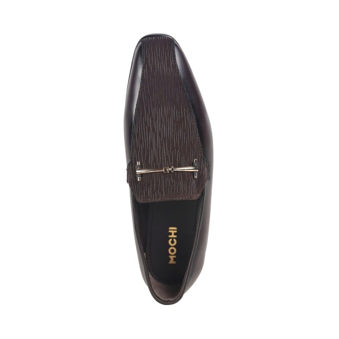 Mochi Men Brown Formal Moccasin (SKU: 19-497-12-40)