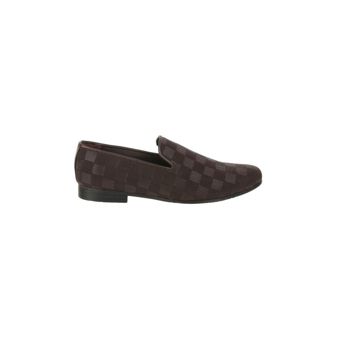 Mochi Men Brown Formal Slip Ons (SKU: 19-498-12-40)