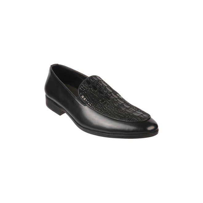 Mochi Men Black Formal Slip-Ons (SKU: 19-502-11-40)