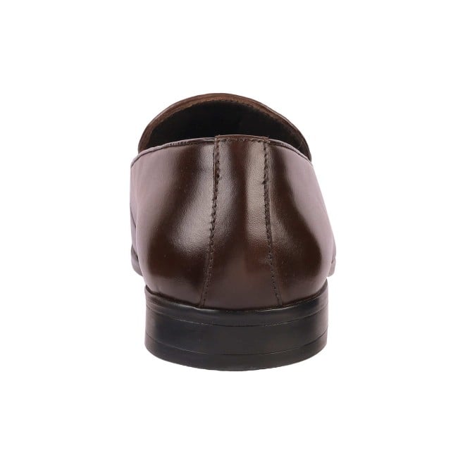 Mochi Men Brown Formal Slip-Ons (SKU: 19-502-12-40)