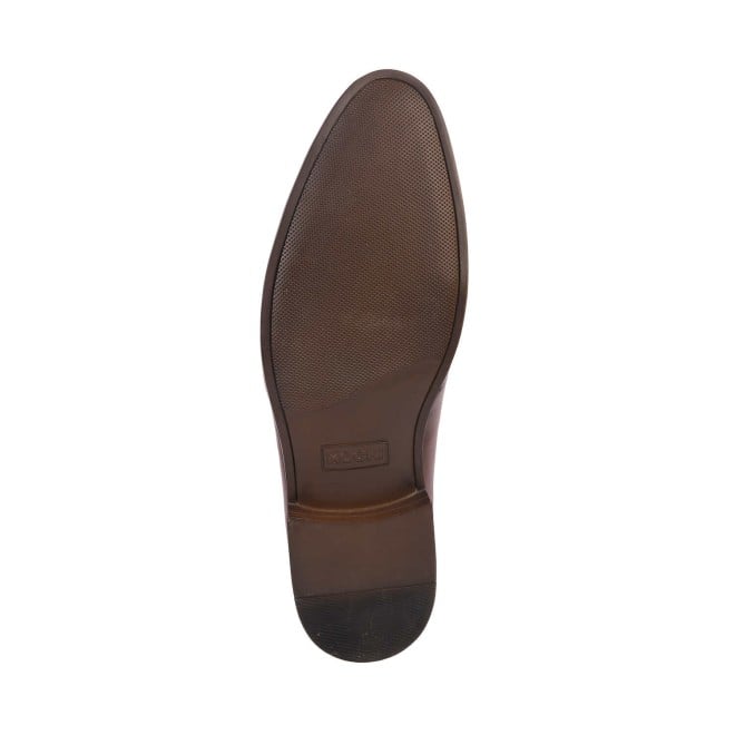 Mochi Men Brown Formal Slip-Ons (SKU: 19-502-12-40)