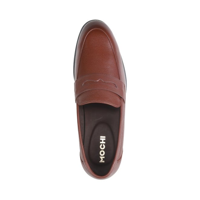 Mochi Men Tan Formal Moccasin (SKU: 19-507-23-40)