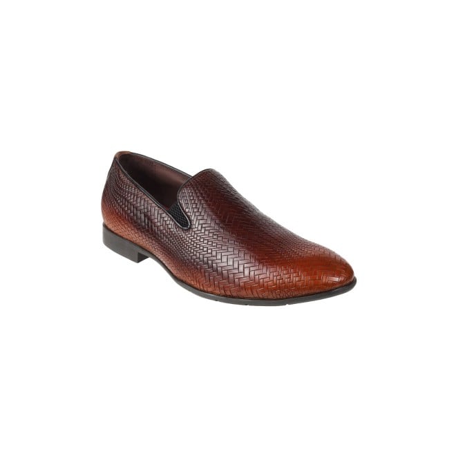 Mochi Men Tan Formal Slip Ons (SKU: 19-508-23-42)