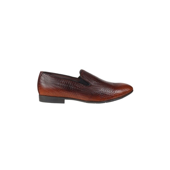 Mochi Men Tan Formal Slip Ons (SKU: 19-508-23-42)