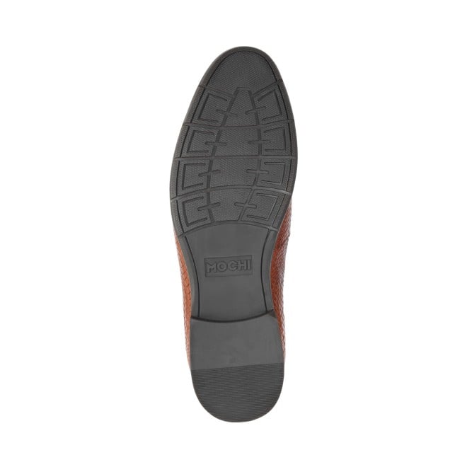 Mochi Men Tan Formal Slip Ons (SKU: 19-508-23-42)