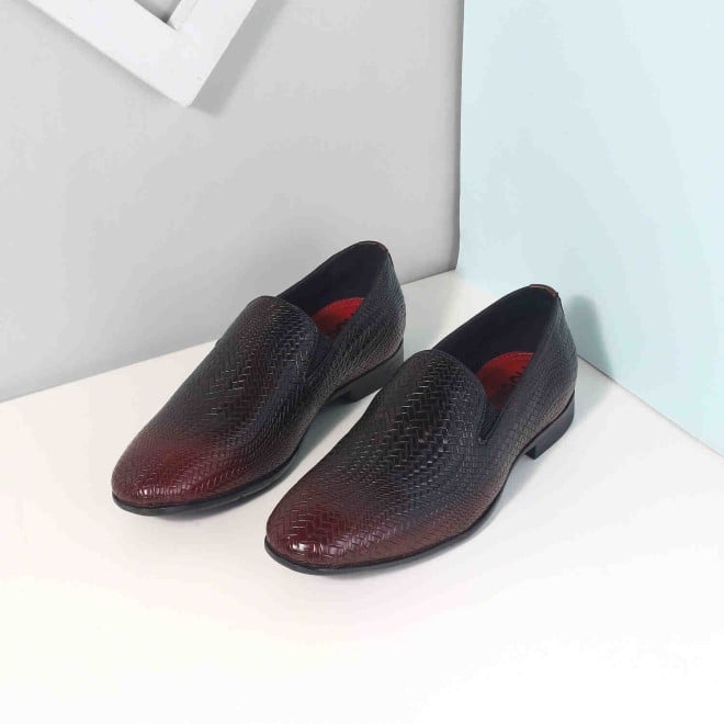 Mochi Men Wine Formal Slip Ons (SKU: 19-508-58-40)