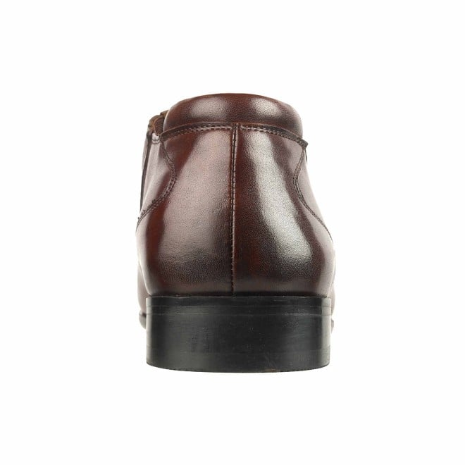 Mochi Men Brown Formal Slip-Ons (SKU: 19-510-12-43)