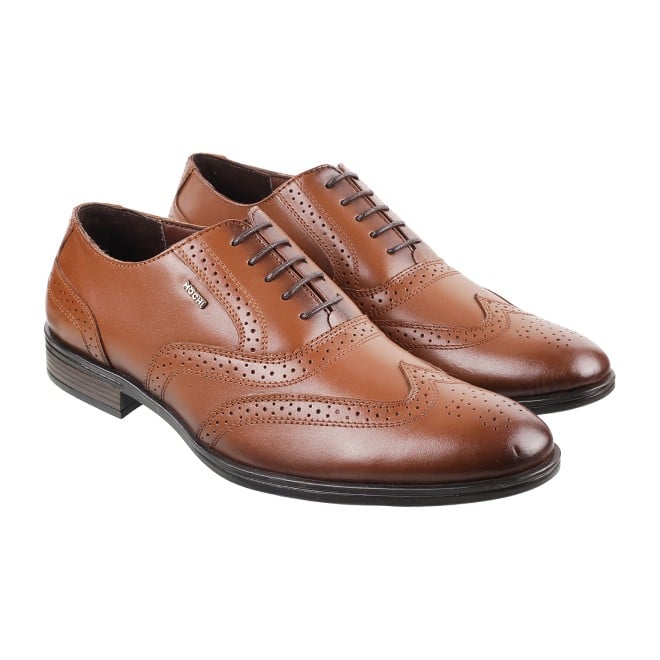 Mochi Men Tan Formal Brogue