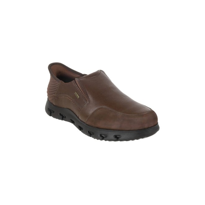 Mochi Men Brown Formal Slip Ons (SKU: 19-556-12-40)