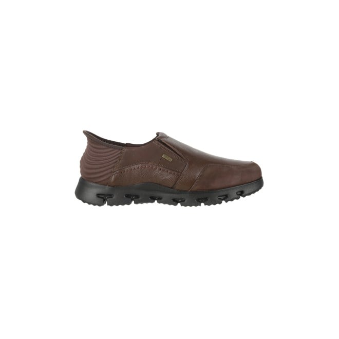 Mochi Men Brown Formal Slip Ons (SKU: 19-556-12-40)