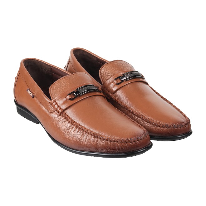 Mochi Men Tan Formal Loafers