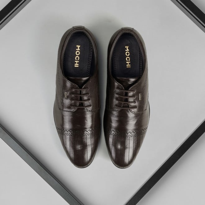 Mochi Men Brown Formal Oxford