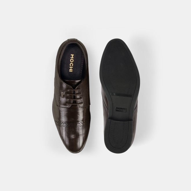 Mochi Men Brown Formal Oxford (SKU: 19-572-12-40)