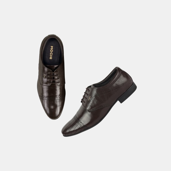 Mochi Men Brown Formal Oxford (SKU: 19-572-12-40)